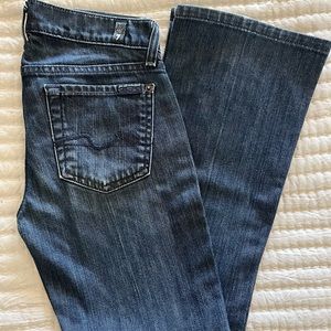 7 for all mankind size 24 bootcut inseam 26 inches . Excellent condition.